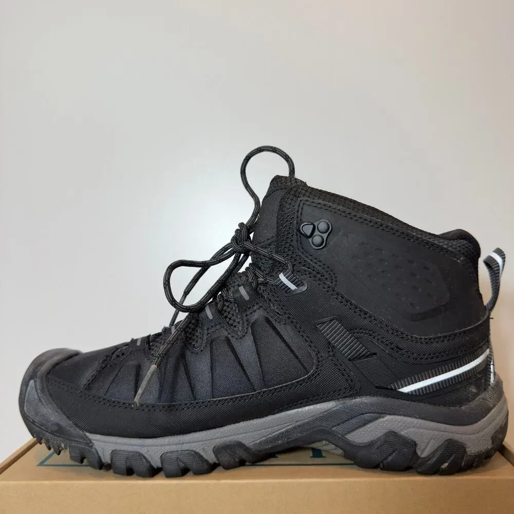 Keen Targhee EXP Mid Mens 11 Waterproof Hiking Boots Black Trail Outdoor Shoes